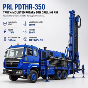 Plataforma de perforación rotativa DTH montada en camión Ashok Leyland para pozos de agua en roca dura, perforación de 350 metros. - Product Image 5