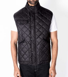 Mens Winter <b>Gilet</b> Stand Collar Coated Sleeveless Insulated <b>Lightweight</b> Warm Outdoor Casual Bodywarmer Custom Wholesale - Product Image 1
