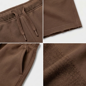 <b>Mens</b> Premium Cotton <b>Shorts</b> Drawstring <b>Elastic</b> Waist Soft Casual Outdoor Summer <b>Shorts</b> - Product Image 6