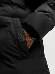 Blouson matelassé streetwear pour homme, à capuche, imperméable, coupe-vent, personnalisé, pour le printemps, style universitaire, pour moto, en duvet de canard - Product Image 6