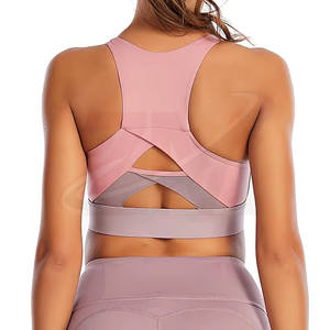 Sujetador deportivo de alta sujeción para entrenamiento intenso con cierre frontal, sujetador deportivo personalizado para hombre, en oferta, para mujer - Product Image 3