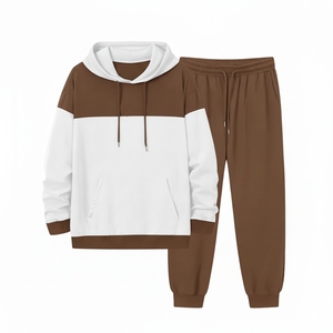 Fabricante de Conjuntos Deportivos, Sudadera y Pantalones de Alta Calidad, Ropa Deportiva con Logotipo Impreso, Conjunto Personalizado de Sudadera con Capucha y Pantalones Deportivos para Hombre - Product Image 1