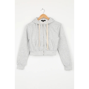 gym crop hoodies women <b>cropped</b> <b>zip</b> hoodie casual wear crop hoodie streetwear fashion hoodie women daily wear <b>cropped</b> sweatshirts - Product Image 5