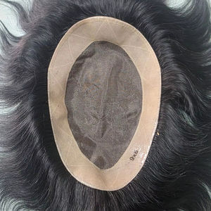 Perruque et toupet pour homme Taz Hair en cheveux indiens Remy - Base mono - Doux, léger et écologique - Product Image 1