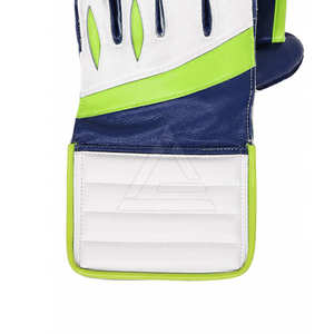 Gants de gardien de but en cuir ultra-doux pour le cricket, paume en caoutchouc texturé pour une protection optimale, coussin en mousse haute densité pour le cricket - Product Image 5