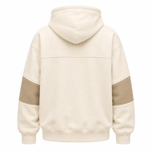 Sweat à capuche décontracté pour homme, personnalisé, coupe oversize, 370g, en Spandex/Coton, uni, avec poche, polaire épaisse pour l'hiver, écologique, ODM - Product Image 4