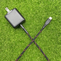 USB-C à USB-C 2.0 Câble de charge 1M Blanc Tressé Durable avec Boîtier EN PVC câble USB
