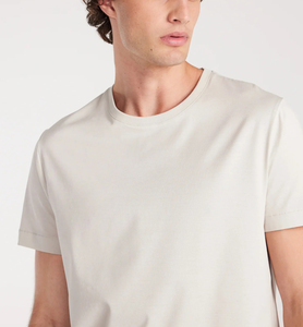 Camiseta de Cuello Redondo para Hombre, Corte Holgado, 100% Algodón, Personalizada con Estampado y Bordado, Transpirable, Manga Corta, Tejido de Punto Informal - Product Image 3