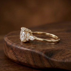 แหวนเพชรทรงกลมเจียระไนแบบบริลเลียนท์ ทองคำแท้ 14K ยี่ห้อ Aries Jewel Trendy ได้รับการรับรองจาก IGI เหมาะสำหรับผู้หญิง สวมใส่ในโอกาสหมั้นและงานแต่งงาน - Product Image 3