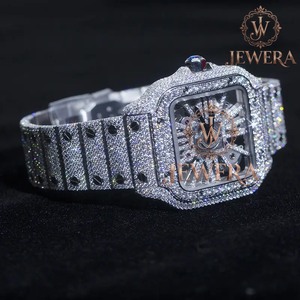 Best Quality Mossinate Elegant Gold and Silver Stainless Steel <b>Watch</b> Genuine Diamond Detailing <b>for</b> a Luxurious Look and Feel - Product Image 3