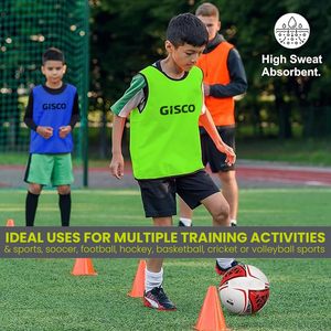 Men's Breathable Washed Fine Mesh <b>Training</b> Vest & Reversible Sports <b>Bibs</b>-Custom Polyester for Basketball Football Soccer - Product Image 6