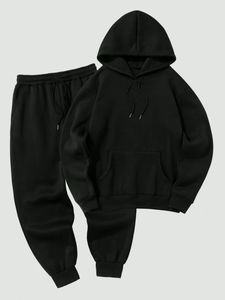 Conjunto Deportivo Sublimado Liso de Última Moda 2026, Ropa Deportiva para Hombre, Sudadera con Capucha y Pantalones Deportivos - Product Image 4