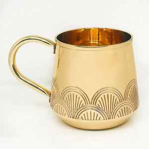 Elegante Jarra de Cerveza/Vino de Latón de Diseño Premium Estilo Americano, Resistente al Calor, Ligera, Ecológica y a Prueba de Fugas, Ideal para Regalos de Boda - Product Image 1