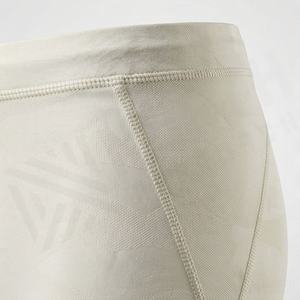 เสื้อกีฬาผู้ชาย ระบายอากาศได้ดี แขนครึ่งตัว แห้งเร็ว กระชับรูปร่าง เหมาะสำหรับเล่นกีฬา เพาะกาย ผลิตจากโพลีเอสเตอร์ เสื้อยืดออกกำลังกาย - Product Image 5