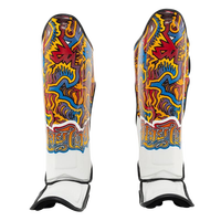 Nouveau Muay Thai boxe protège-tibia cou-de-pied MMA Kickboxing cheville soutien Arts martiaux coup de pied équipement de boxe protège-tibia