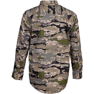 Chemise de pêche à manches longues camouflage pour homme, boutonnée, séchage rapide, UPF 50, polyester, haut de gamme pour l'extérieur - Product Image 2