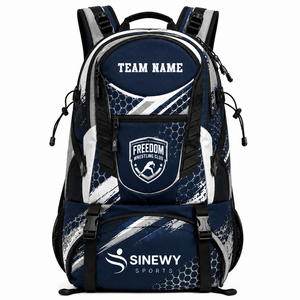 Sac à dos de lutte SINEWY SPORTS en nylon camouflage 20-36L avec fermeture éclair, bandoulière légère, résistant à l'eau, unisexe - Product Image 2