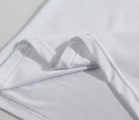Kaos Pria Lengan Pendek O-Neck Cepat Kering Warna Solid Regular Fit Kasual Rajutan Poliester