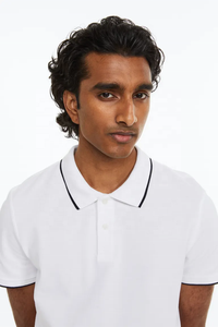 Camisas Polo Casuales Antiarrugas de Manga Corta para Hombre, Algodón Sólido Bordado Personalizado para Camisetas, Tejido de Punto, Polo de Golf - Product Image 5