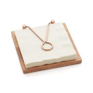 Porte-serviettes en bois, best-seller, porte-mouchoirs artisanal design, porte-serviettes de table classique et élégant - Product Image 1