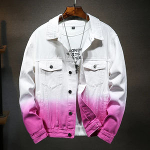 Blouson Bomber en Jean Délavé Vintage pour Homme, Veste Décontractée Tendance, Blouson de Baseball en Jean Personnalisé pour Homme, Veste Streetwear Zippée - Product Image 5