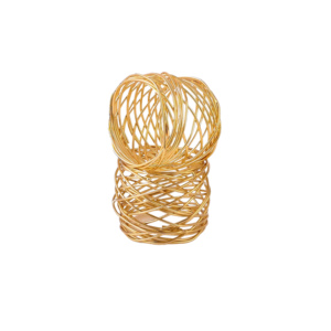 Anillos para Servilletas de Hierro Tejido, Porta Servilletas de Metal Dorado para Bodas, Fiestas, Banquetes, Decoración del Hogar - Product Image 3