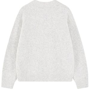 Suéter Polo de Punto para Hombre, Manga Larga, Gris Jaspeado, Textura Suave, Cuello con Botones, Estilo Casual, Invierno, Mezcla de Algodón, OEM - Product Image 2