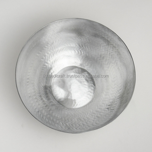 AmazonBest, cuenco para servir ensalada de frutas de aluminio de acero inoxidable brillante plateado personalizado, gran oferta para todas las fiestas, perfecto bajo - Product Image 3