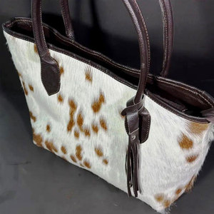 Bolsos de Mano de Cuero Vacuno para Mujer, 100% Cuero Vacuno de Alta Calidad, Moda Casual para Mujer, Bolso de Cuero Vacuno para Chicas - Product Image 4