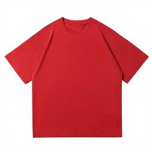 100% Combed Cotton Men T-shirt Oversized Tshirt Heavyweight Tshirt High Quality Low Price Customized Logo Soft T-shirt - Product Image 5