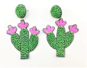 ต่างหูผ้าแคนวาสแฮนด์เมดรูปทรงตามสั่งพร้อมดีไซน์บูสำหรับผู้หญิง - Product Image 4
