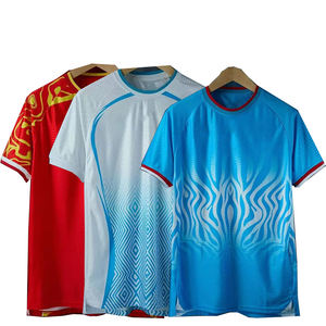 Camisetas Deportivas de Punto Sólido para Hombre 2026, 300 Gramos, con Patrón, Ropa Deportiva del Equipo Mundial, Venta al Por Mayor - Product Image 3