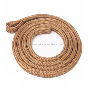 Corde de laisse en acier inoxydable pour cheval, 2,5 m, résistante à l'usure et renforcée, pour l'équitation, avec poignée. - Product Image 5
