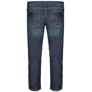 Jeans de Mezclilla Azules Rectos para Hombre, Estilo Urbano Unisex, Pantalones Anchos y Holgados Transpirables, OEM - Product Image 6