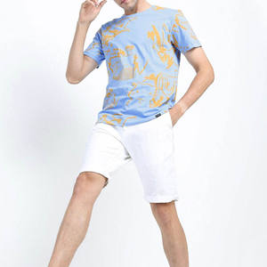 Camisetas de hombre de alta calidad 100% algodón, gruesas, extragrandes, con diseño cuadrado y logotipos personalizados. - Product Image 1