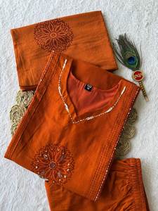 Nouvelle Arrivée Tendance : Ensemble Kurta, Pantalon et Dupatta en Pur Coton pour Femme – Dernière Collection de Kurtis de Créateur avec Salwar Kameez de Style Pakistanais, Tenue Ethnique - Product Image 6