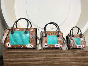 Sac à main Speedy en cuir artisanal occidental pour femme, sac à bandoulière de luxe de créateur, sac à main cylindrique, mini sac de voyage haut de gamme - Product Image 4