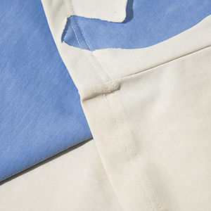 Camiseta Personalizada con Bordado Desgastado, Sudadera de Manga Larga Extra Grande, Camisetas de Doble Capa con Pedrería para Hombre - Product Image 4