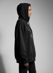 Sudadera con Capucha Personalizada de Alta Densidad (GSM) para Hombre, 400, 450, 600 GSM, Lavado Ácido, Estilo Vintage, Desgastada, Efecto Descolorido por el Sol, Sudadera Tipo Pullover, OEM - Product Image 4