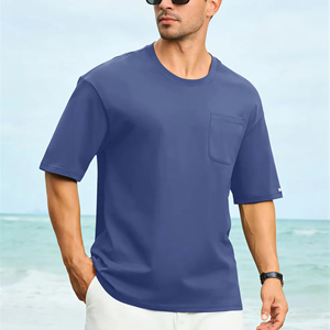 T-shirt Homme Oversize de Haute Qualité en Gros avec Impression Personnalisée, T-shirt Homme Grande Taille Ringer pour Hommes - Product Image 4