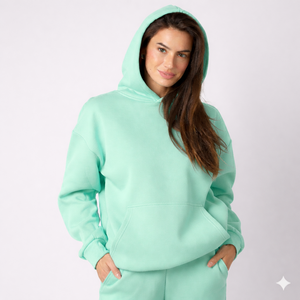 Sweat à capuche oversize en polaire pour femme – Pull chaud et ample style streetwear – Doux, confortable et décontracté pour l'hiver - Product Image 3