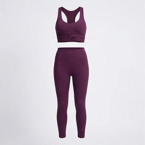 Conjuntos de Yoga para Mujer, Último Diseño, Ropa Deportiva sin Costuras para Dama, Ropa Deportiva para Gimnasio, Traje Deportivo para Entrenamiento Físico - Product Image 1