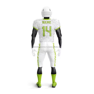 Uniforme de Fútbol Americano de Alta Calidad para Adultos, 100% Poliéster, Transpirable, Absorbe la Humedad, Protección UV UPF 50, Manga Corta - Product Image 3
