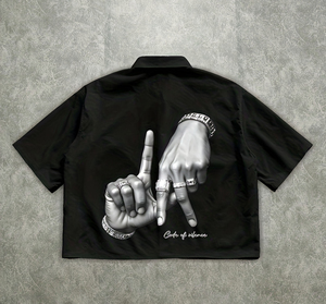 เสื้อยืดพิมพ์ลายสตรีทแวร์แฟชั่นลำลองไซส์ใหญ่สำหรับวัยรุ่นขายดีอันดับต้นๆ เสื้อผ้าฤดูร้อนสำหรับผู้ชาย - Product Image 5
