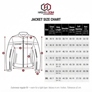 Veste de motard pour homme en cuir véritable de qualité supérieure, sur mesure, taille XS, style Cafe Racer, avec fermeture éclair, par Hashbloom International OEM. - Product Image 6