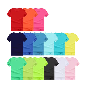 Camiseta de Manga Corta para Hombre, Cuello Redondo, Color Sólido, Corte Regular, Tejido de Punto, Diseño Liso Informal - Product Image 5