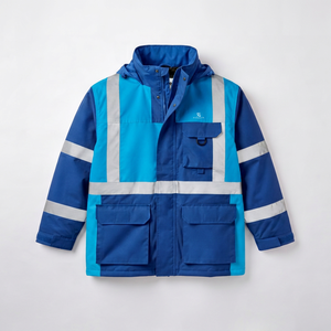 Chaqueta de Trabajo Reflectante de Alta Visibilidad para Hombre, Impermeable, de Invierno, para Seguridad, Construcción, Chaqueta Softshell 2026 - Product Image 1
