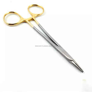 Fórceps portaagujas recto 12cm Manual Clase II Herramienta de sutura quirúrgica | Certificado CCC | Etiqueta privada OEM disponible | - Product Image 1