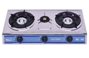 Cuisinière à gaz double brûleur en acier inoxydable, allumage piézoélectrique, chauffage rapide, économe en énergie, sûre, pour usage domestique et hôtelier - Product Image 6