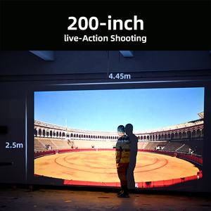 Projecteur intelligent portable AKEY9S Android 4K natif 1080P pour cinéma maison, vidéo de jour, contes pour enfants, éducation en classe, chambre à coucher - Product Image 4